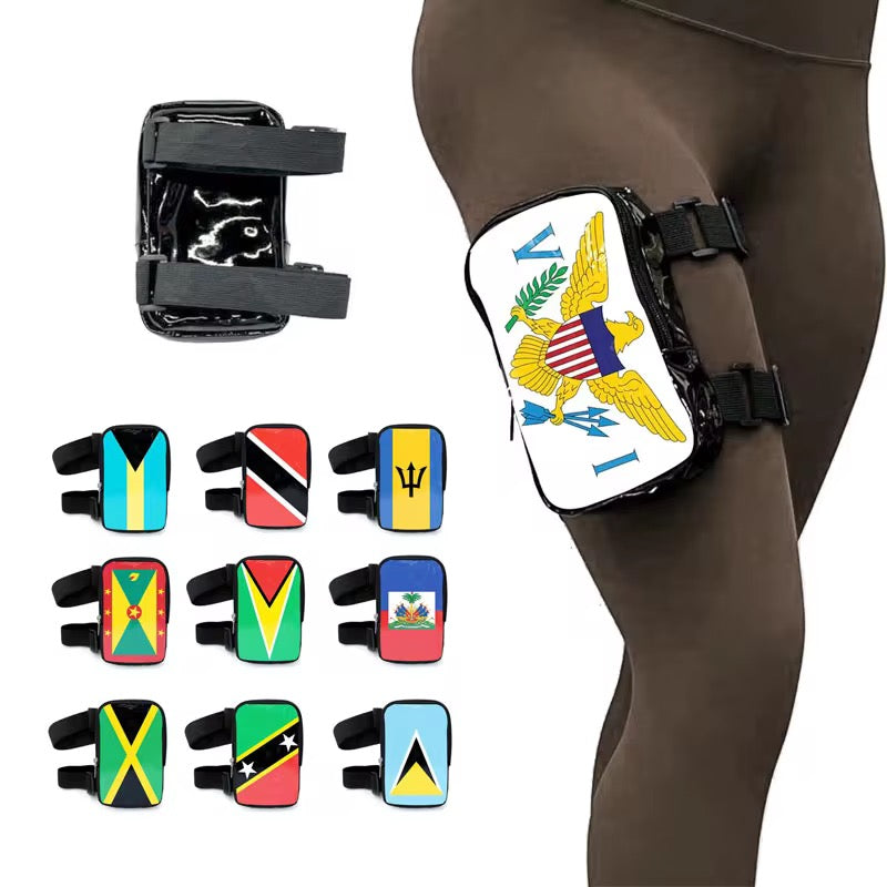 Carnival Caribbean Flag Leg Bag