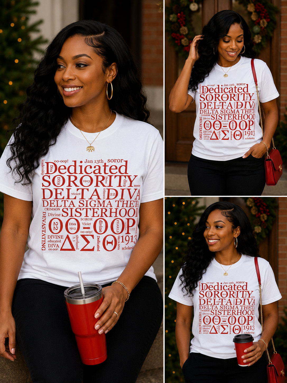 DELTA WORD CLOUD TEE