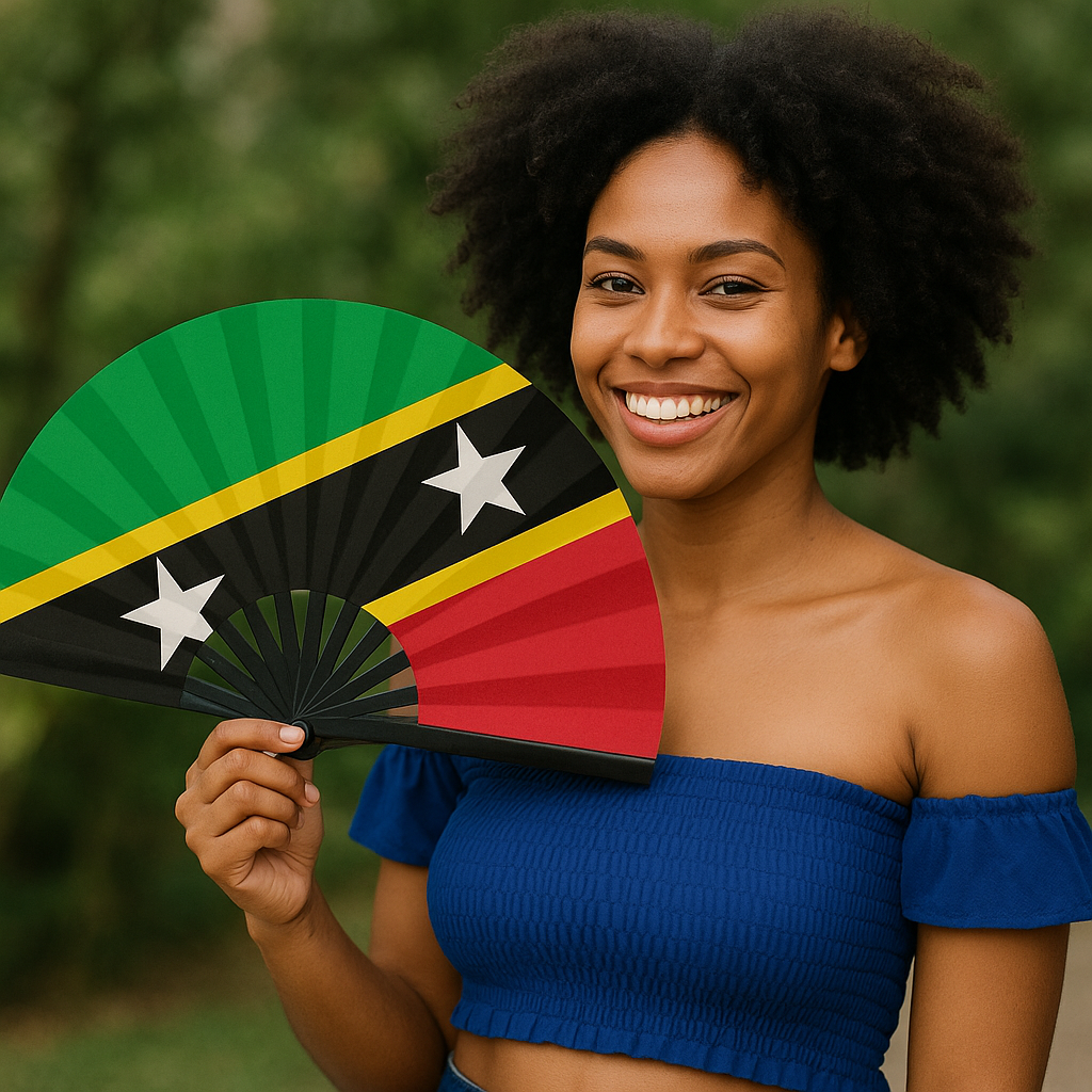 Caribbean Loud Clacking Fans ā Feet on the Ground, Flags in the Air