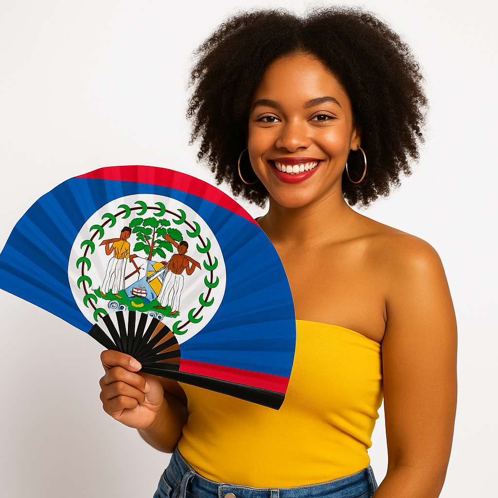 Caribbean Loud Clacking Fans ā Feet on the Ground, Flags in the Air