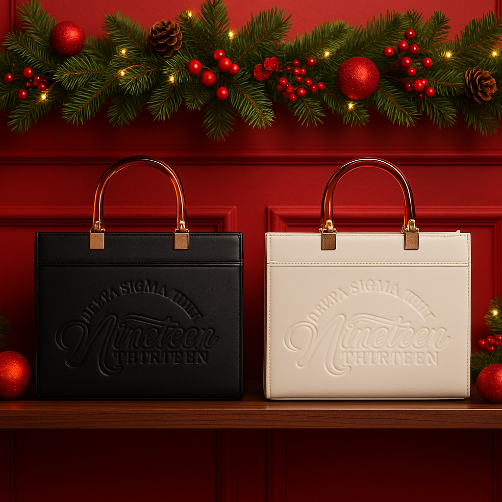 Delta Sigma Theta – Nineteen Thirteen Embossed Luxury Tote