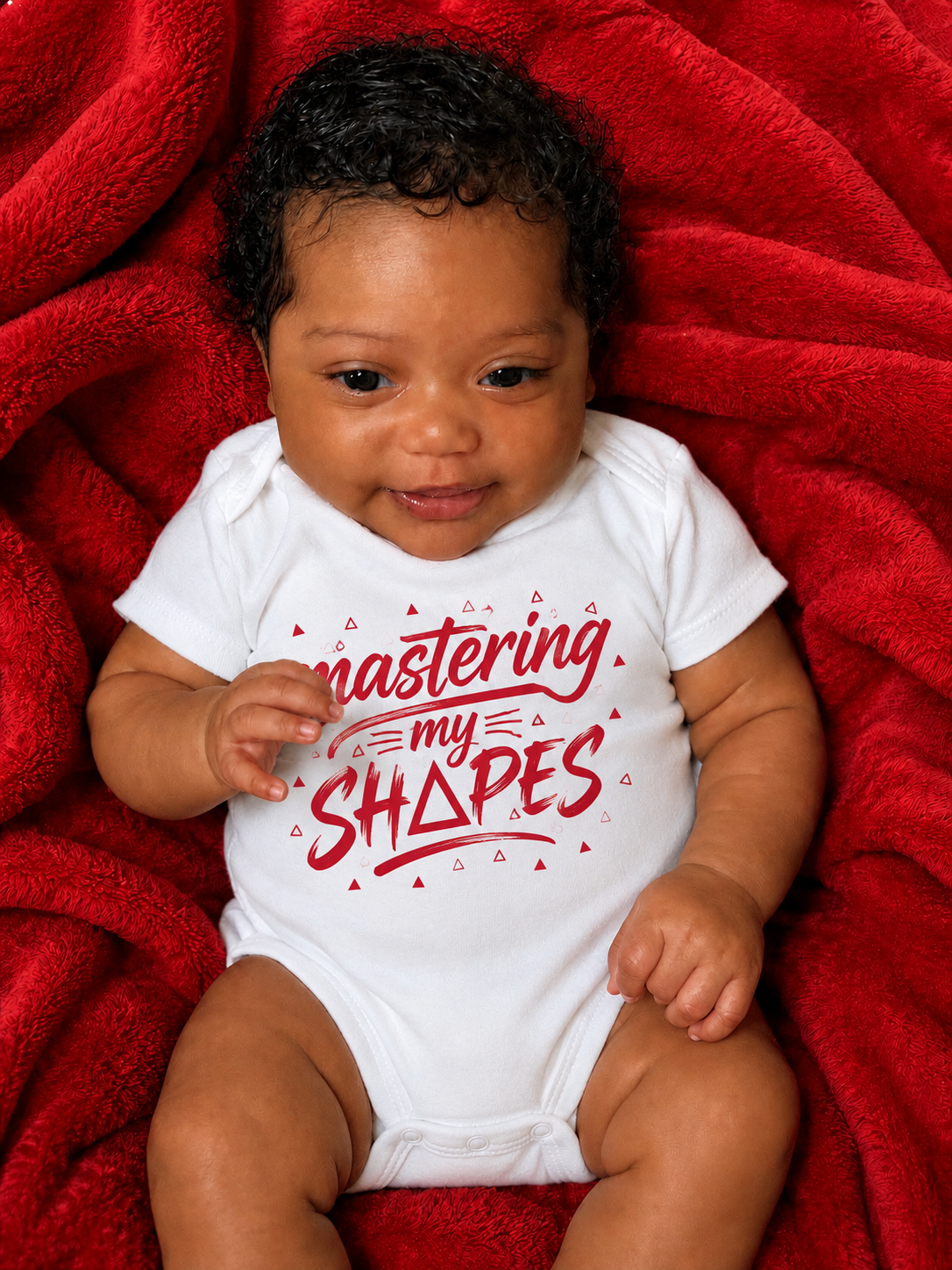 Mastering my shapes Baby Onesie