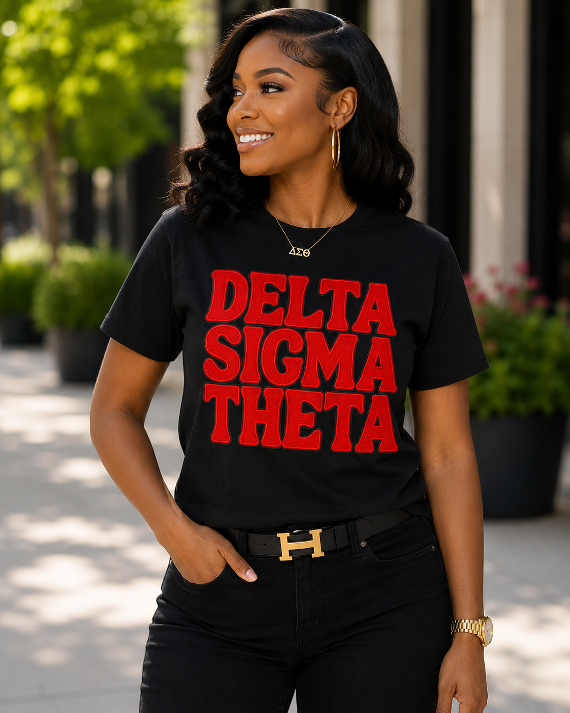 Midnight Delta Luxe Tee