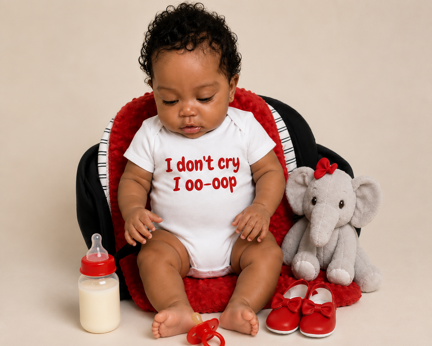 I Don't Cry I Oo-oop DST Diva Onesie Shirt