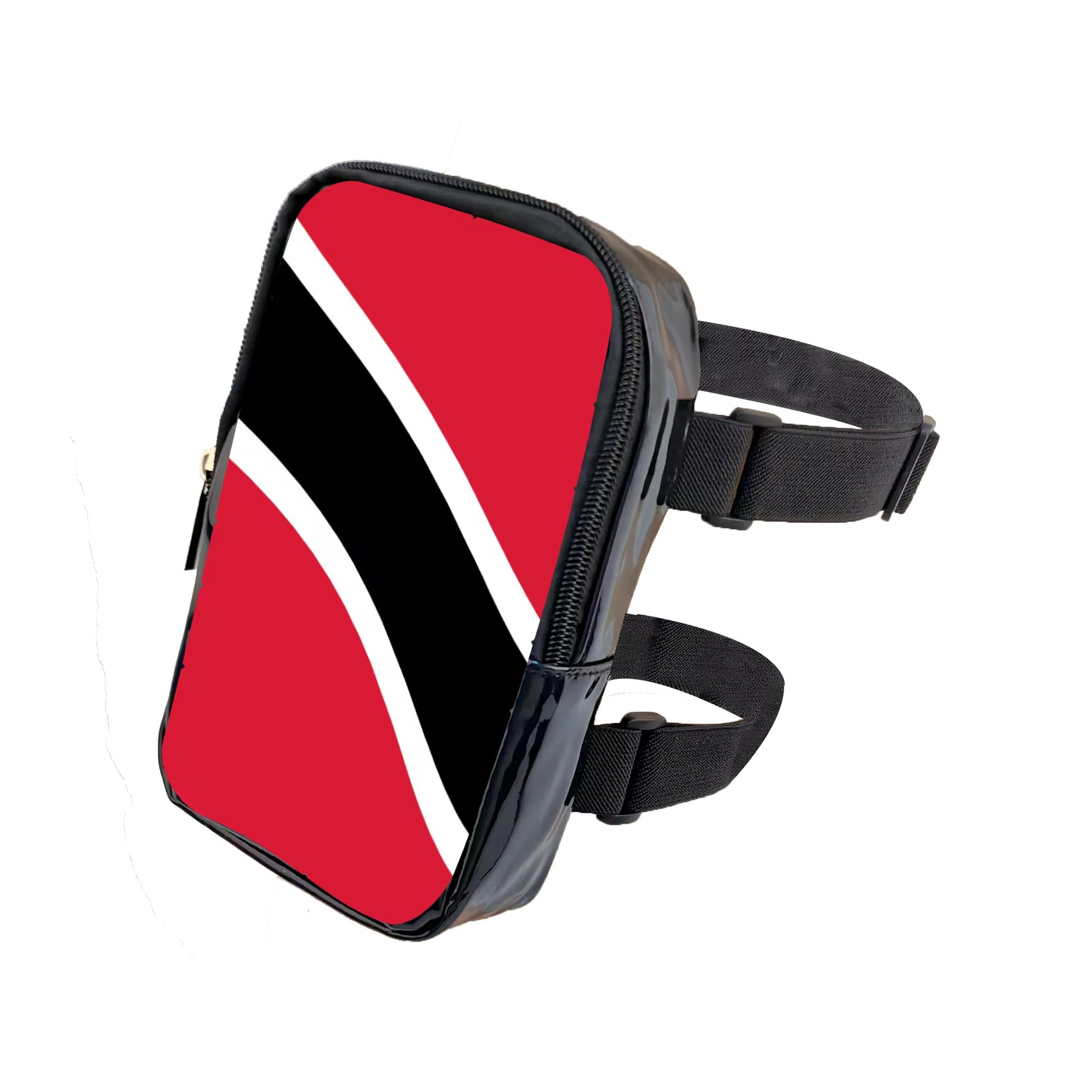 Caribbean flag leg bag for hands-free festival wear and carnival celebrations
