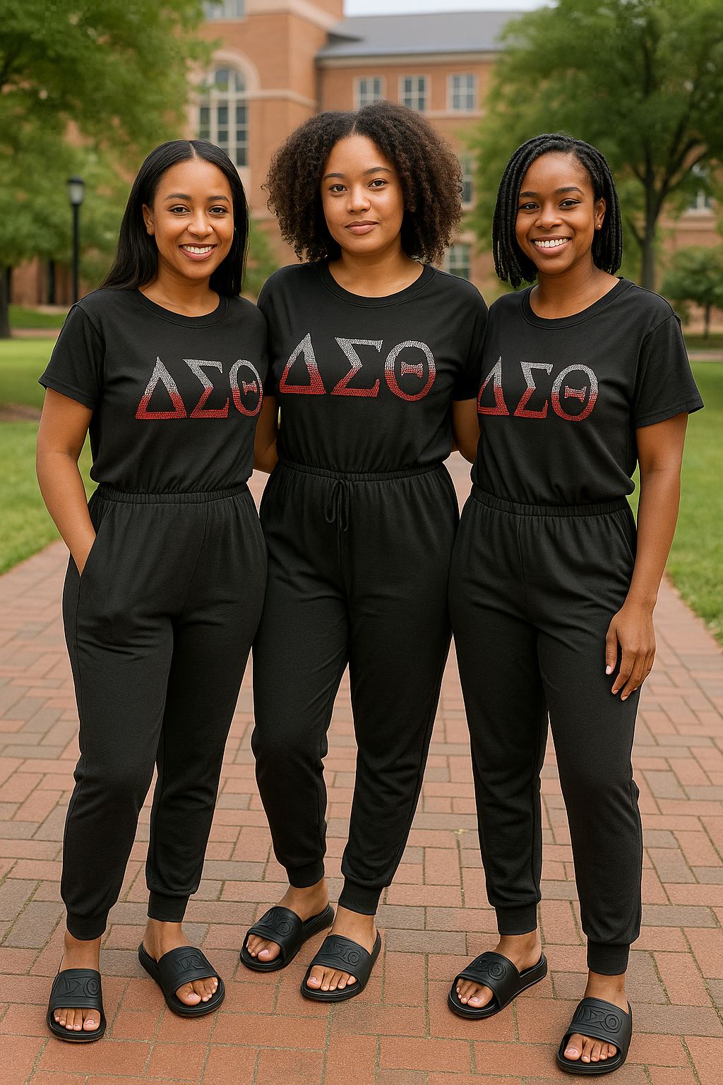 ΔΣΘ Rhinestone Jumpsuit – Sparkle, Comfort & Sisterhood