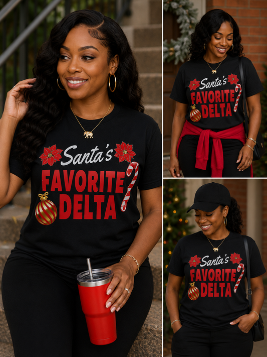 SANTA‘S FAVORITE DELTA GOLD& RED BALL ￼￼
