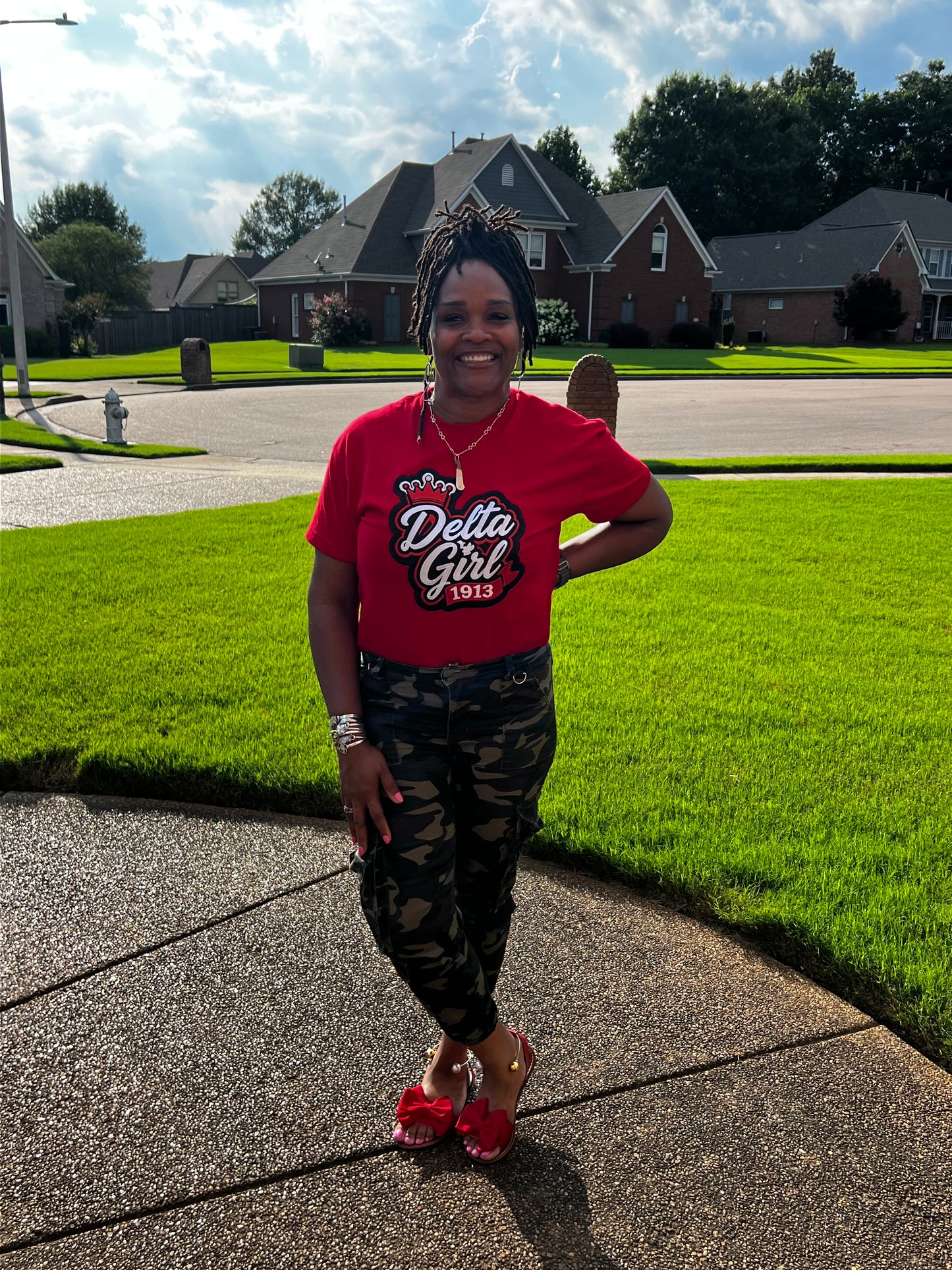 Delta Girl 1913 Embroidered Tee