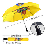 Virgin Islands Gyal umbrella styled for rainy day island fashion