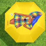 Virgin Islands Gyal umbrella with bold island-inspired text design