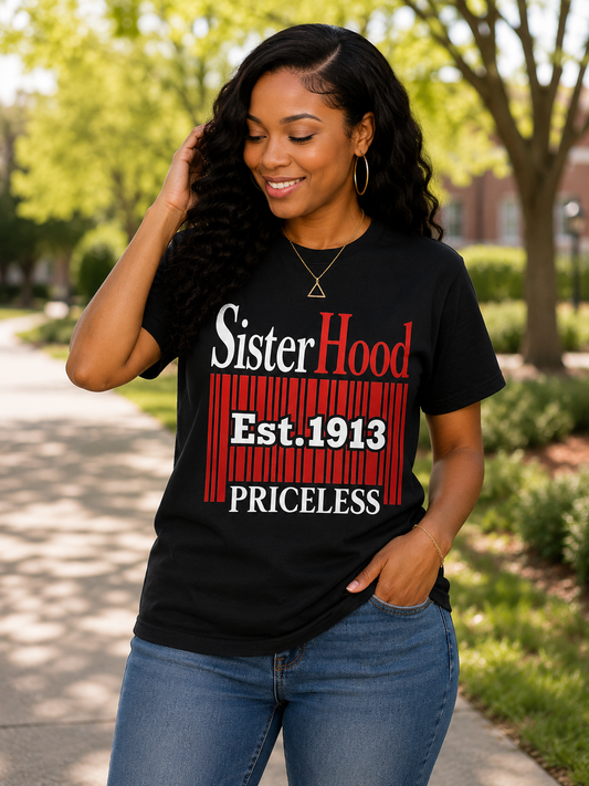 SISTERHOOD EST 1913 PRICELESS