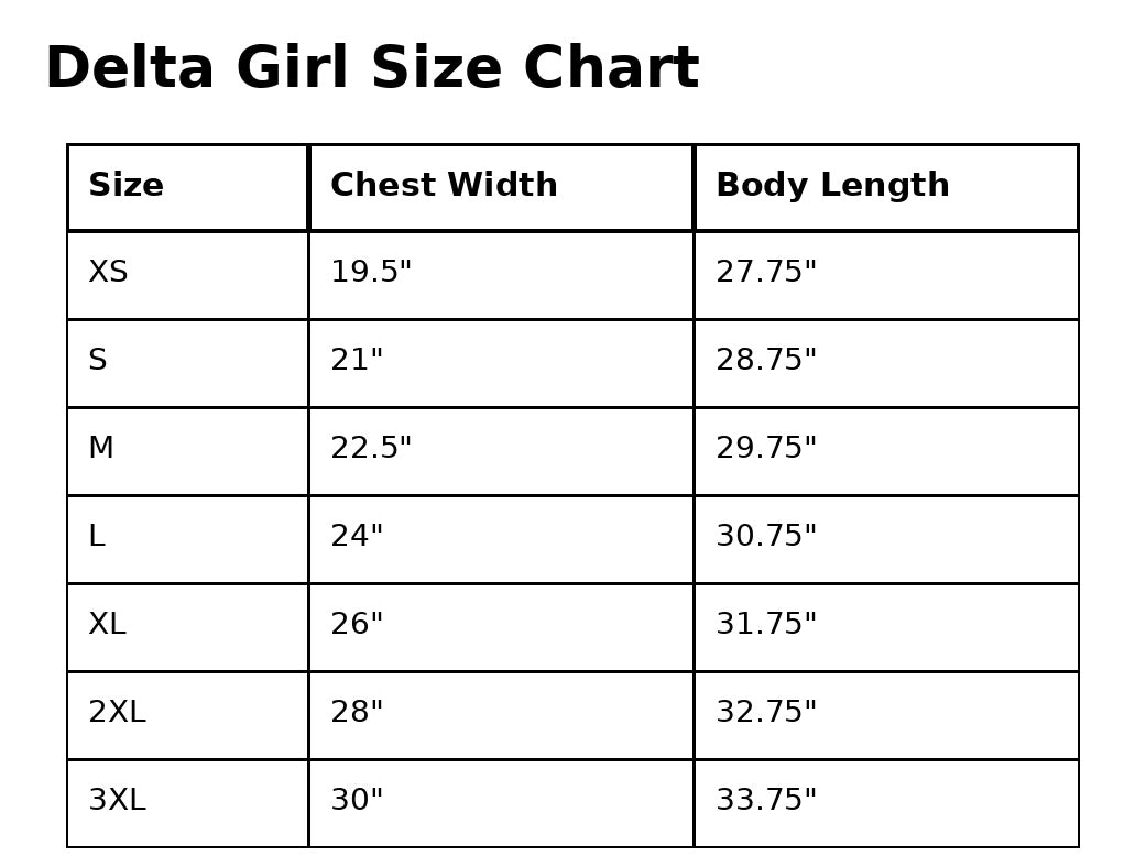 Delta Girl 1913 Embroidered Tee