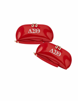 DST Red Patent Leather Clutch/Makeup pouch