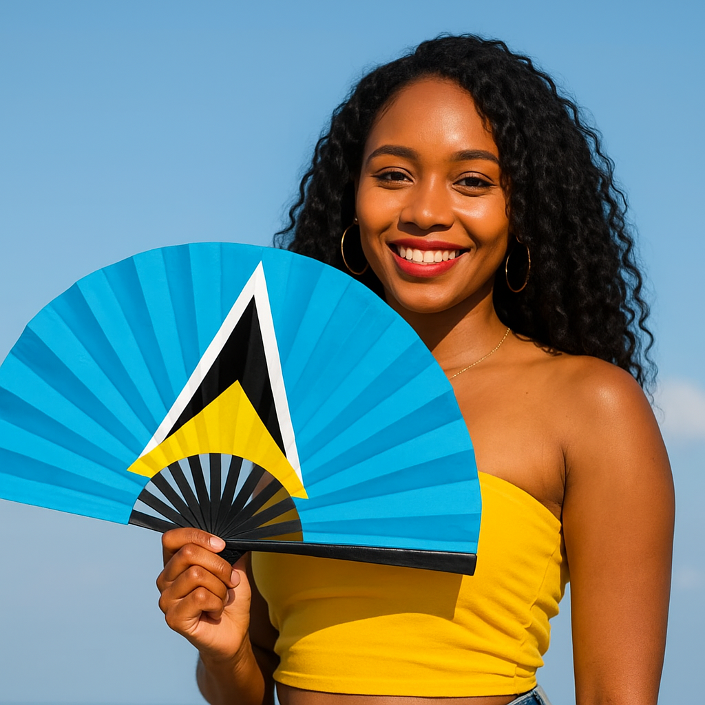 Caribbean Loud Clacking Fans – Feet on the Ground, Flags in the Air