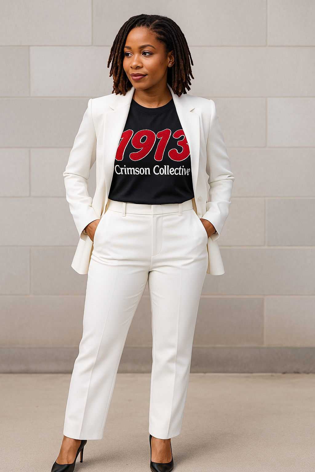 Crimson Collective 1913 Premium Embroidered Tee