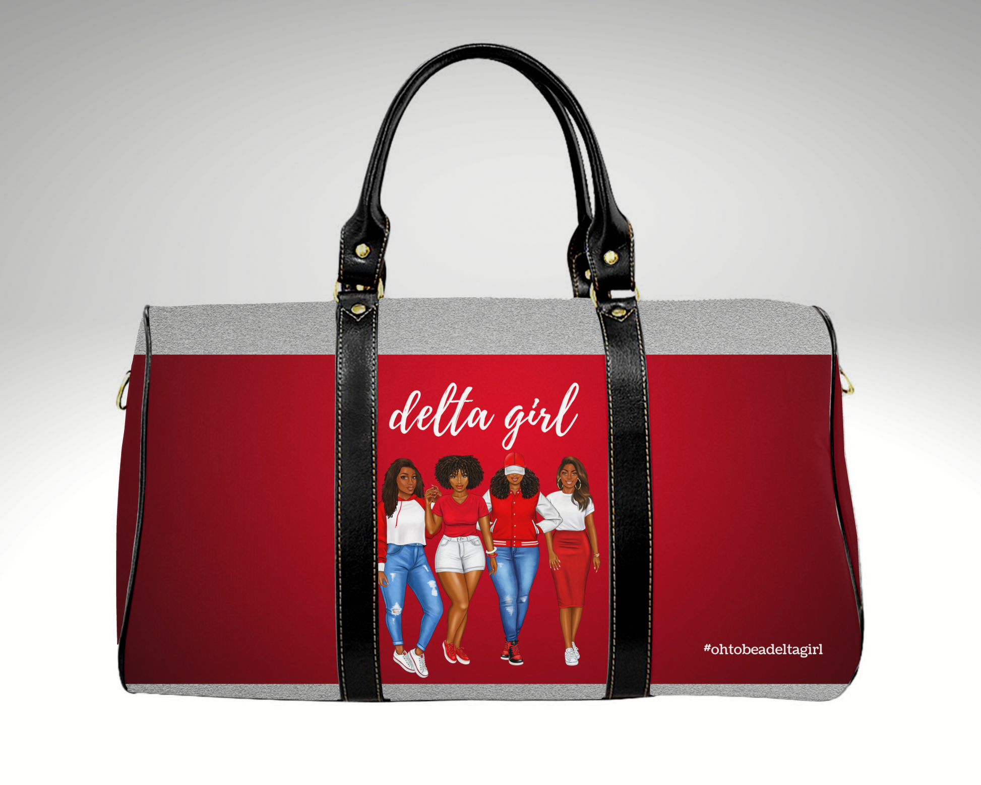 Delta Gift bags -ALL RED Medium Delta Gift Bags - Delta Symbols