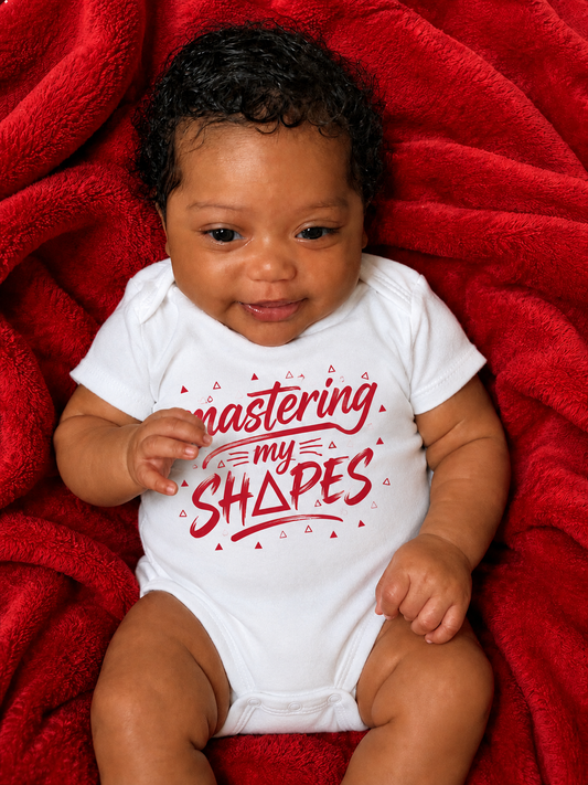 Mastering my shapes Baby Onesie