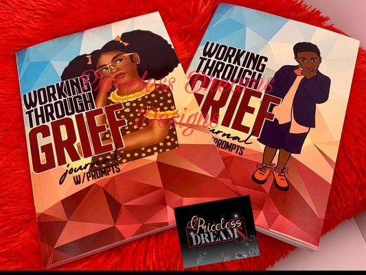 Working through grief children journal