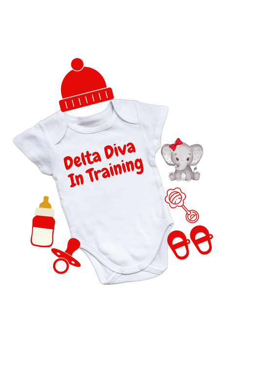 Delta Diva In Training Onesie Shirt