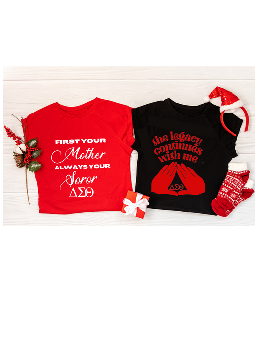 Delta Sigma Theta Mother and Daughter Legacy T-shirt