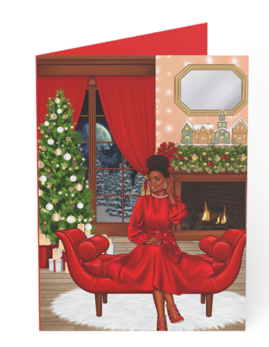 Delta Diva Christmas Greeting Card bundle of 8